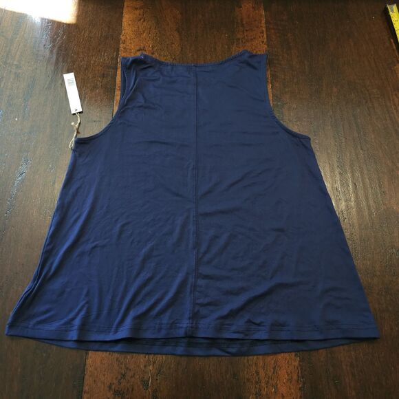 RAE DUNN Stars & Stripes Size L Navy Blue Tank Top USA Patriotic IndependenceDay - Picture 6 of 6